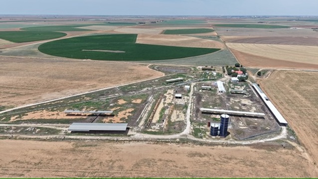 Aerial documentation of a rural agricultural property